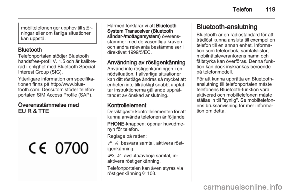 OPEL ASTRA J 2013.5  Handbok för infotainmentsystem 