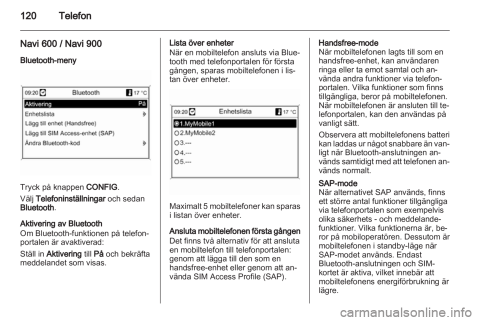 OPEL ASTRA J 2013.5  Handbok för infotainmentsystem 