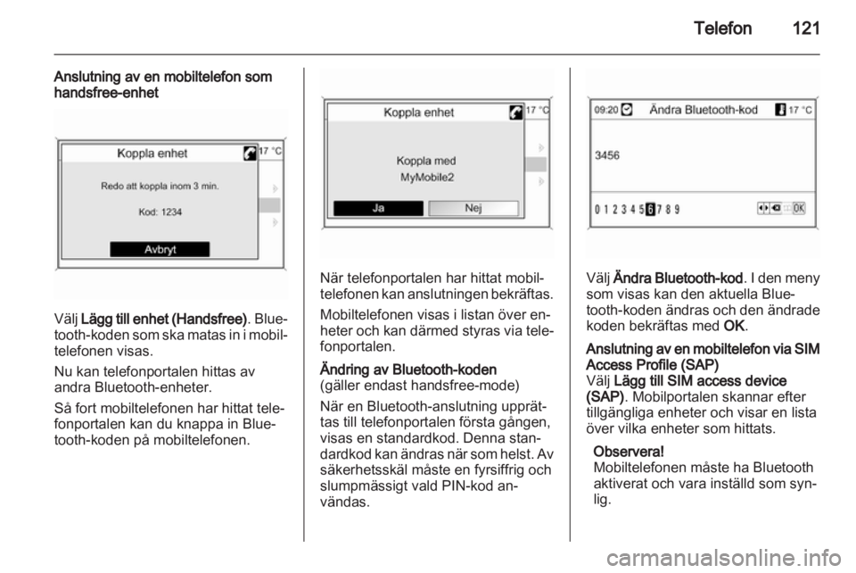 OPEL ASTRA J 2013.5  Handbok för infotainmentsystem 