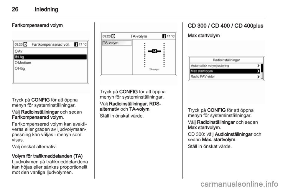 OPEL ASTRA J 2013.5  Handbok för infotainmentsystem 