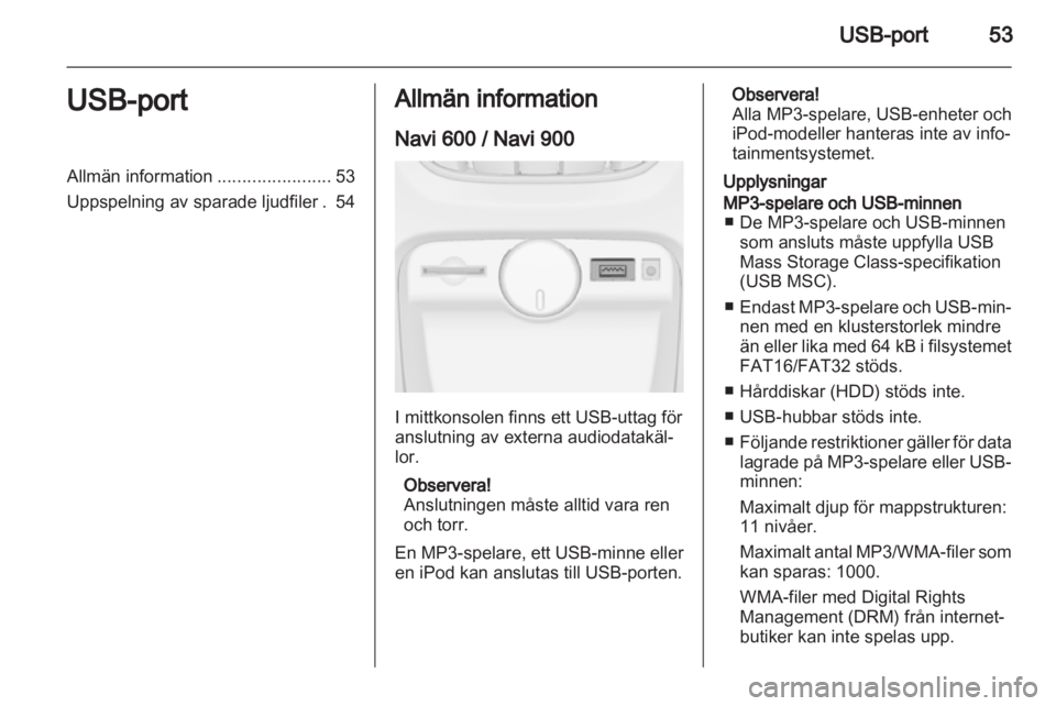 OPEL ASTRA J 2013.5  Handbok för infotainmentsystem 