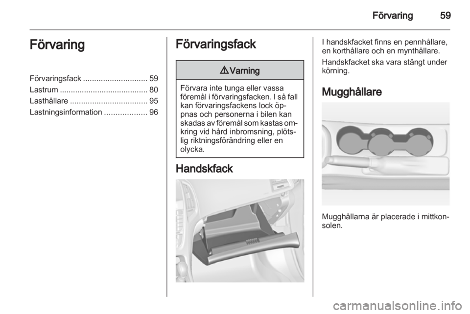 OPEL ASTRA J 2013.5  Instruktionsbok 