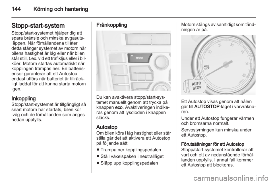 OPEL ASTRA J HB5 & ST 2012  Instruktionsbok 