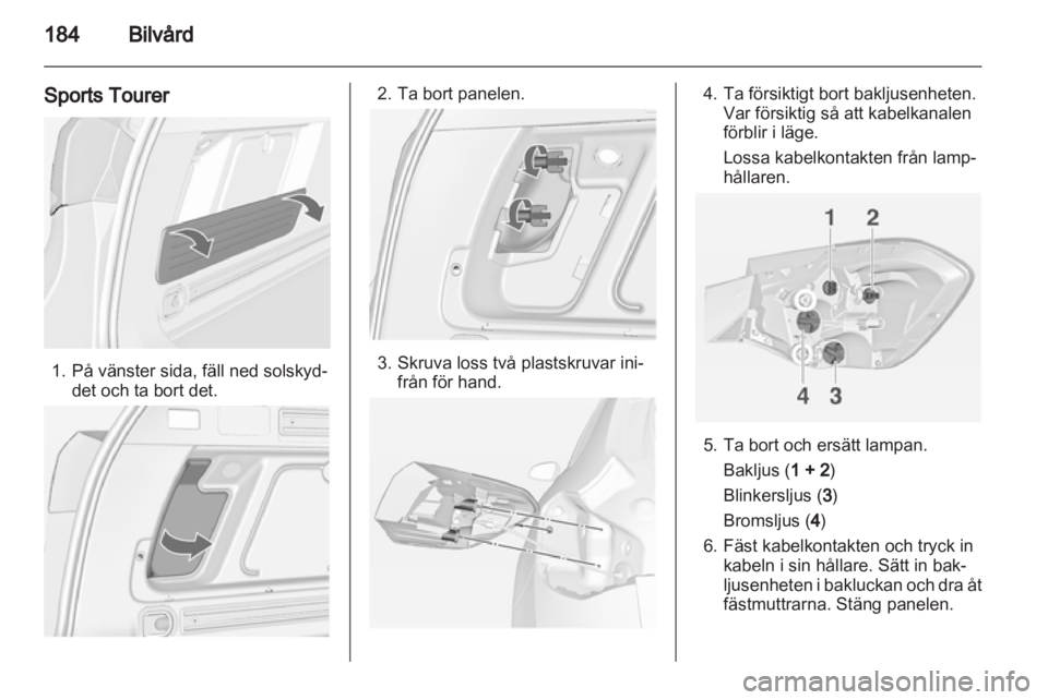 OPEL ASTRA J HB5 & ST 2012  Instruktionsbok 