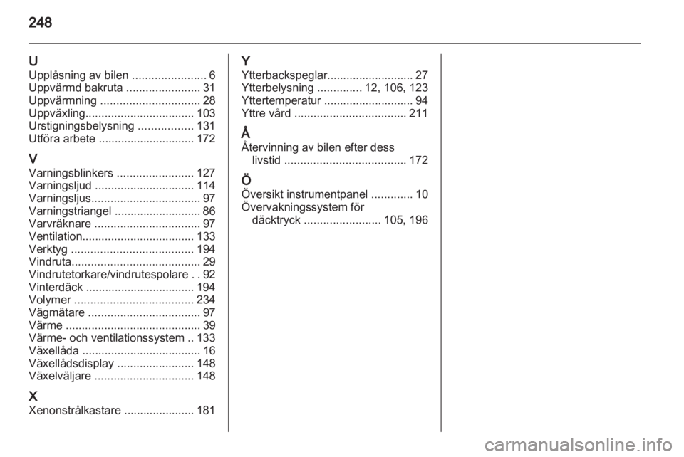 OPEL ASTRA J HB5 & ST 2012  Instruktionsbok 