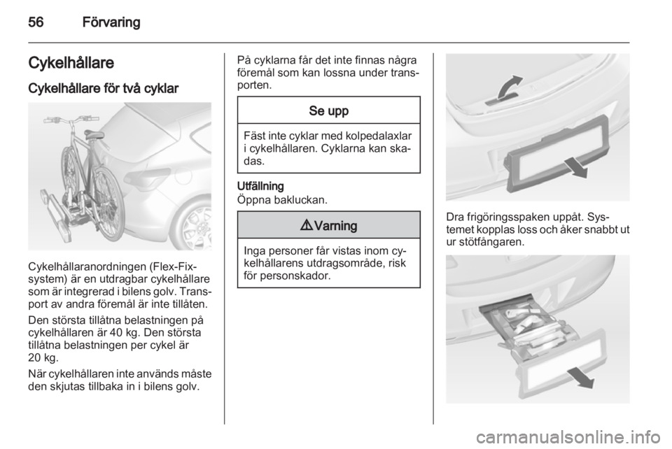 OPEL ASTRA J HB5 & ST 2012  Instruktionsbok 