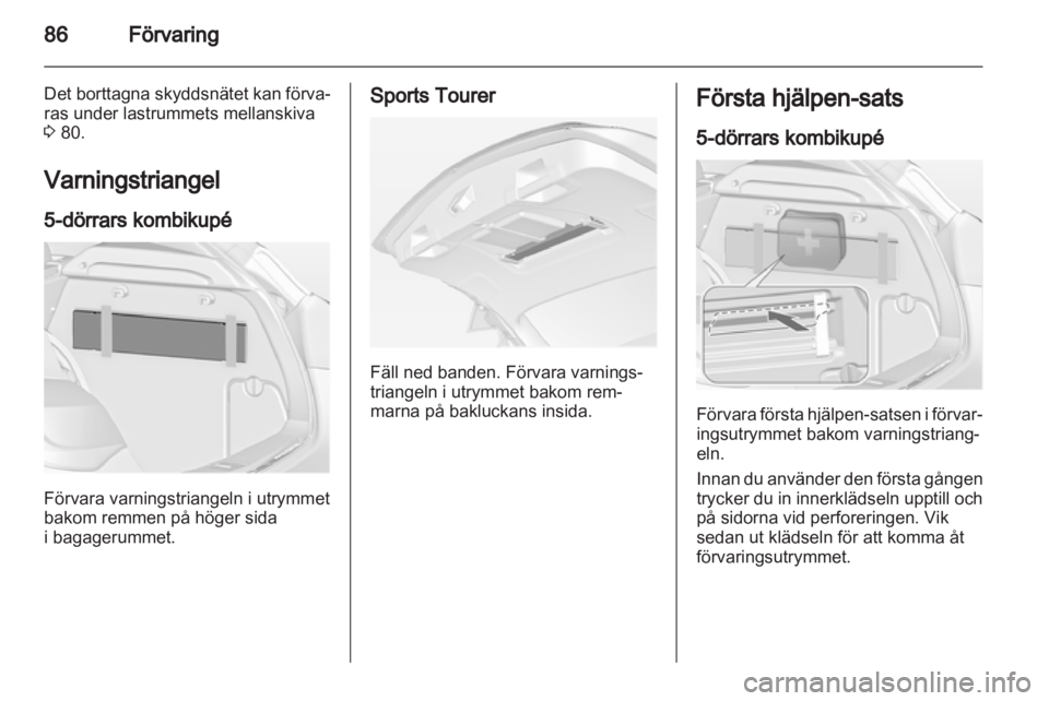 OPEL ASTRA J HB5 & ST 2012  Instruktionsbok 