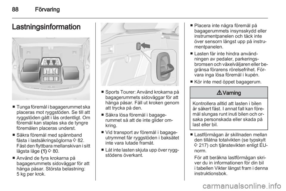 OPEL ASTRA J HB5 & ST 2012  Instruktionsbok 