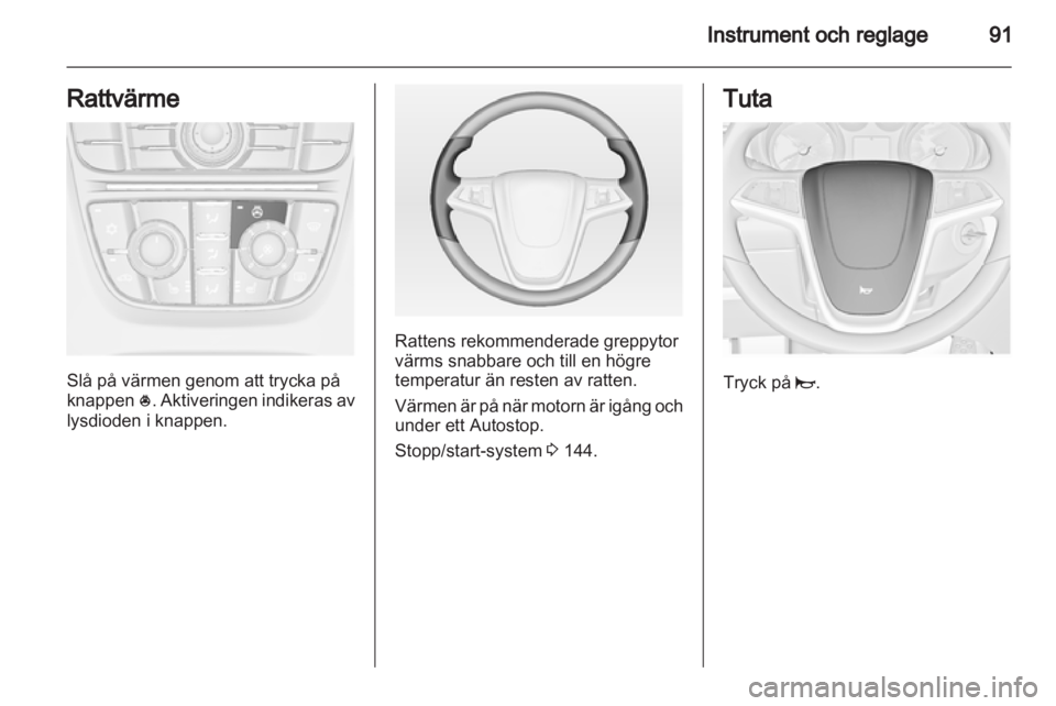 OPEL ASTRA J HB5 & ST 2012  Instruktionsbok 