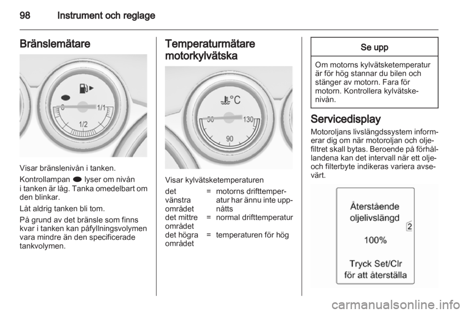 OPEL ASTRA J HB5 & ST 2012  Instruktionsbok 