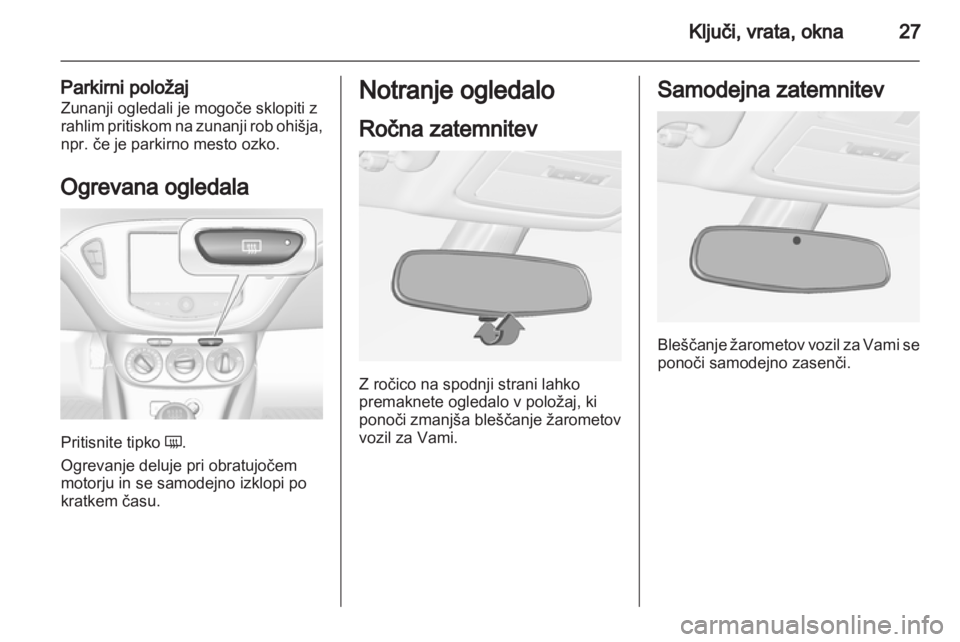 OPEL ADAM 2013.5  Uporabniški priročnik 