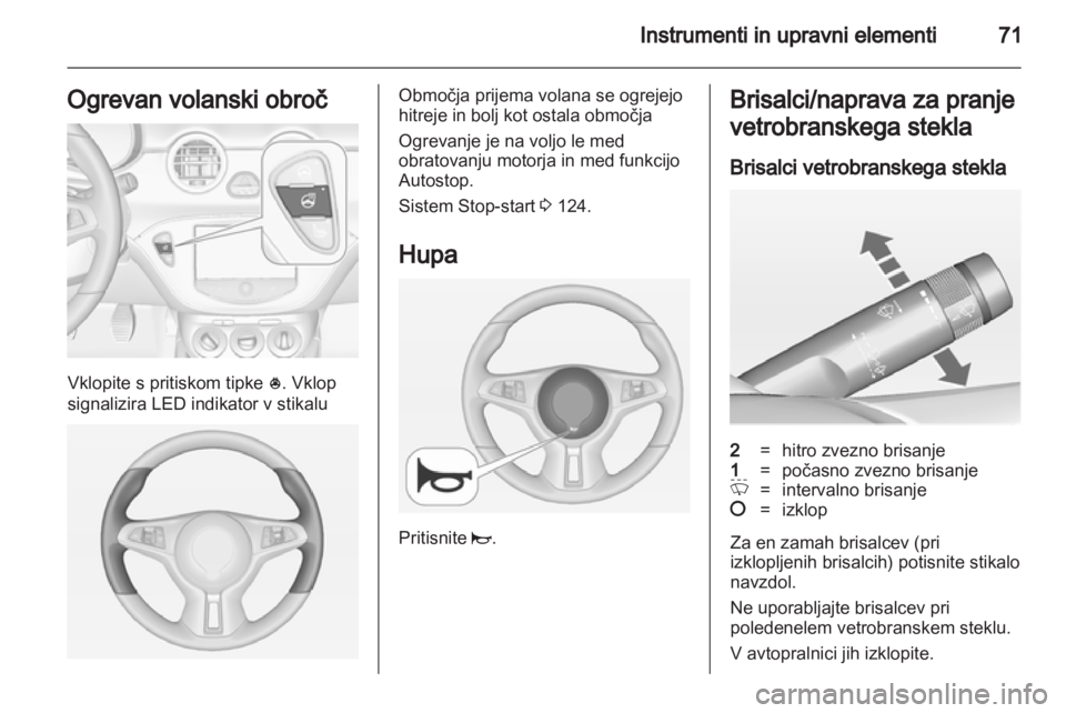 OPEL ADAM 2013.5  Uporabniški priročnik 