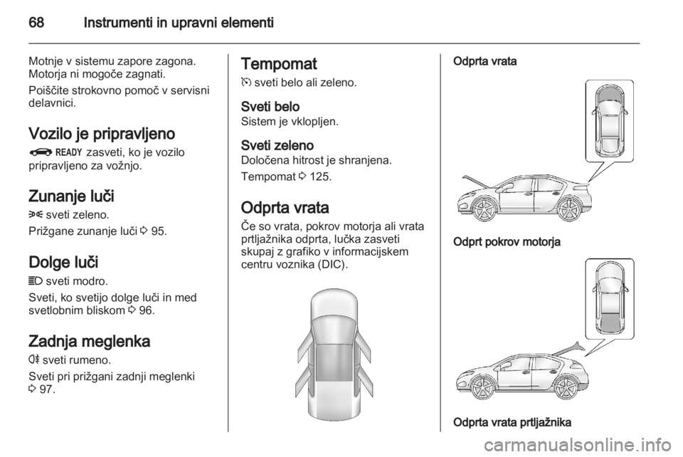 OPEL AMPERA 2012  Uporabniški priročnik 