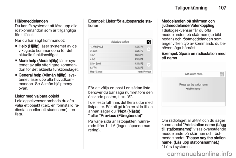 OPEL CASCADA 2013.5  Handbok för infotainmentsystem 
