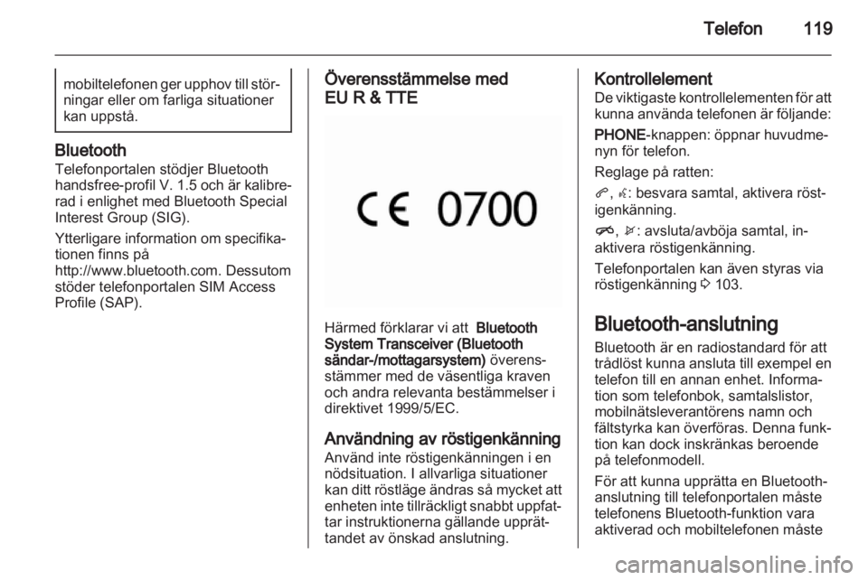OPEL CASCADA 2013.5  Handbok för infotainmentsystem 