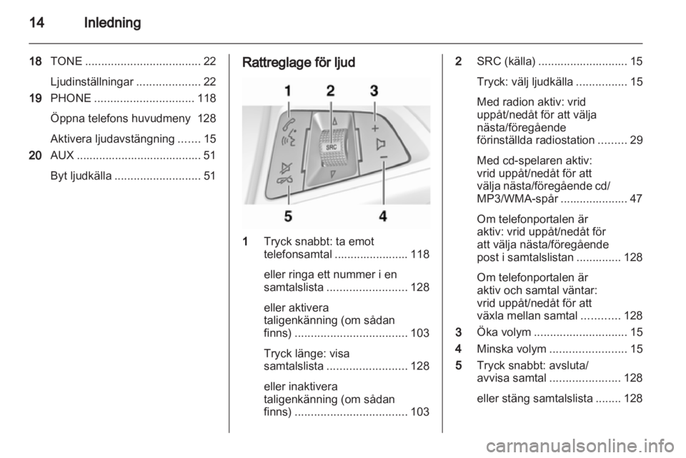 OPEL CASCADA 2013.5  Handbok för infotainmentsystem 