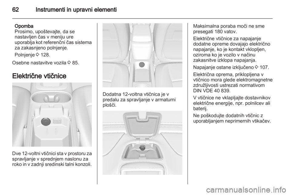 OPEL AMPERA 2012.5  Uporabniški priročnik 