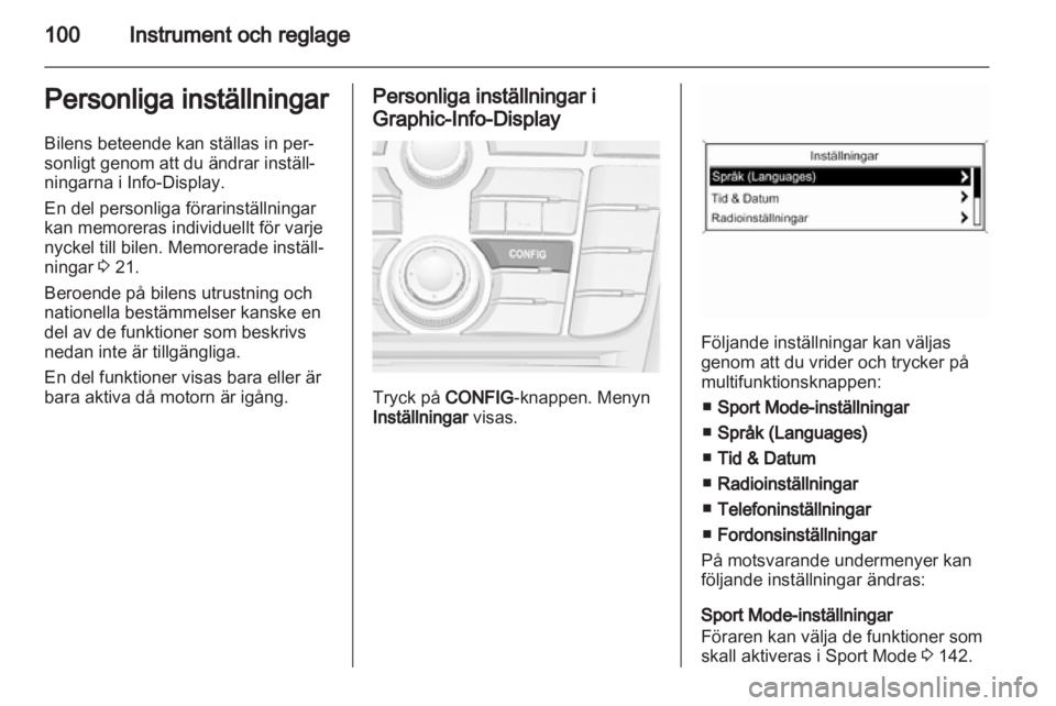 OPEL CASCADA 2013.5  Instruktionsbok 