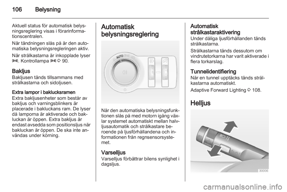 OPEL CASCADA 2013.5  Instruktionsbok 