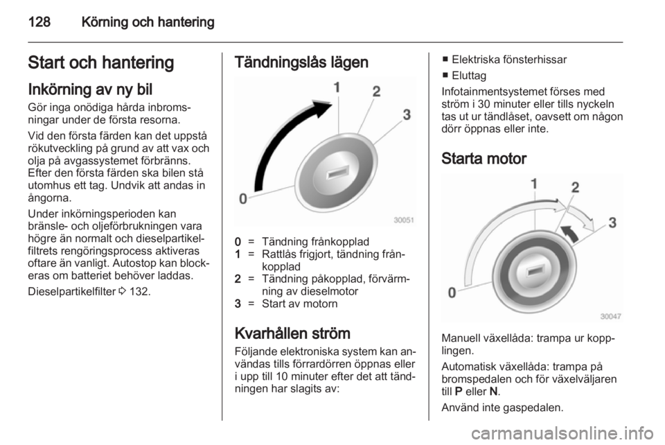 OPEL CASCADA 2013.5  Instruktionsbok 