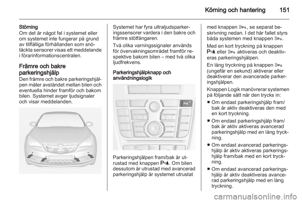 OPEL CASCADA 2013.5  Instruktionsbok 