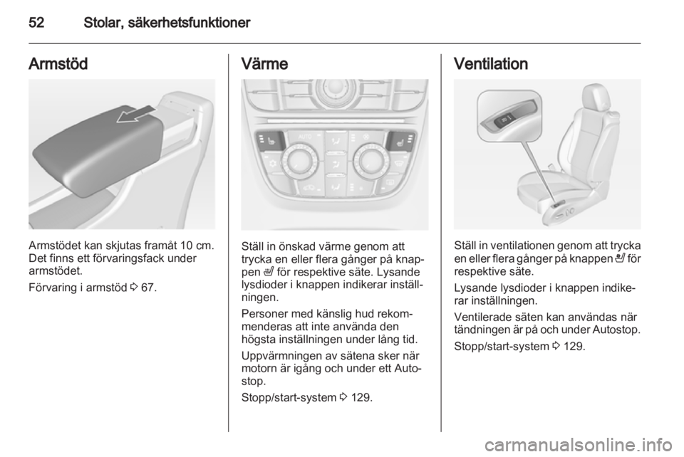 OPEL CASCADA 2013.5  Instruktionsbok 