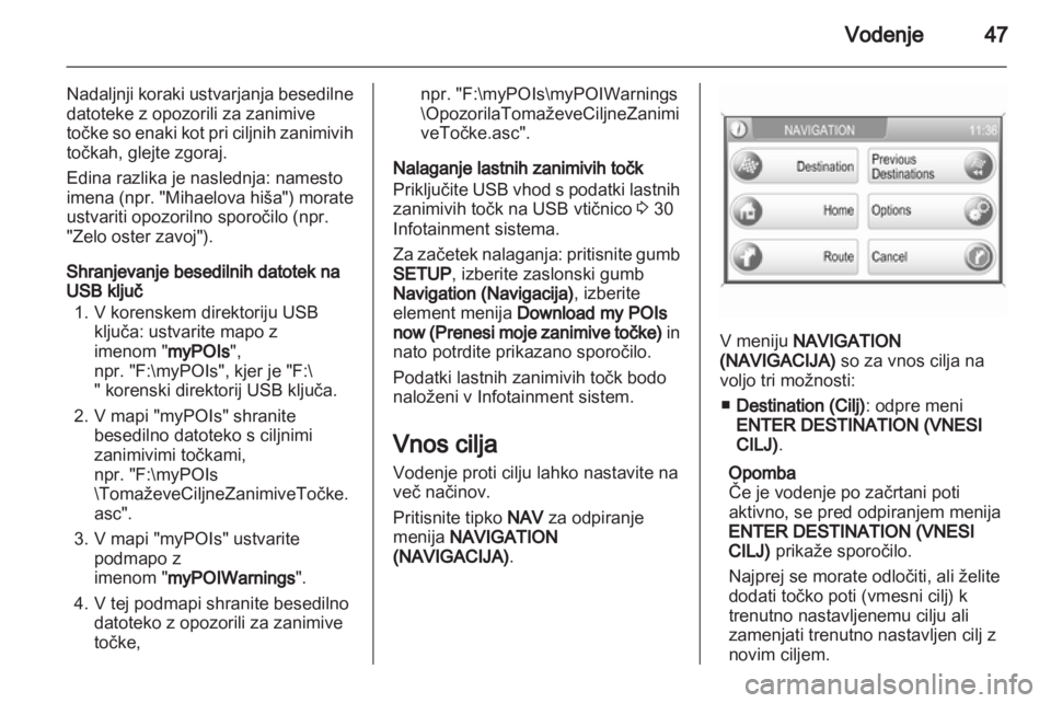 OPEL ANTARA 2012  Navodila za uporabo Infotainment sistema 