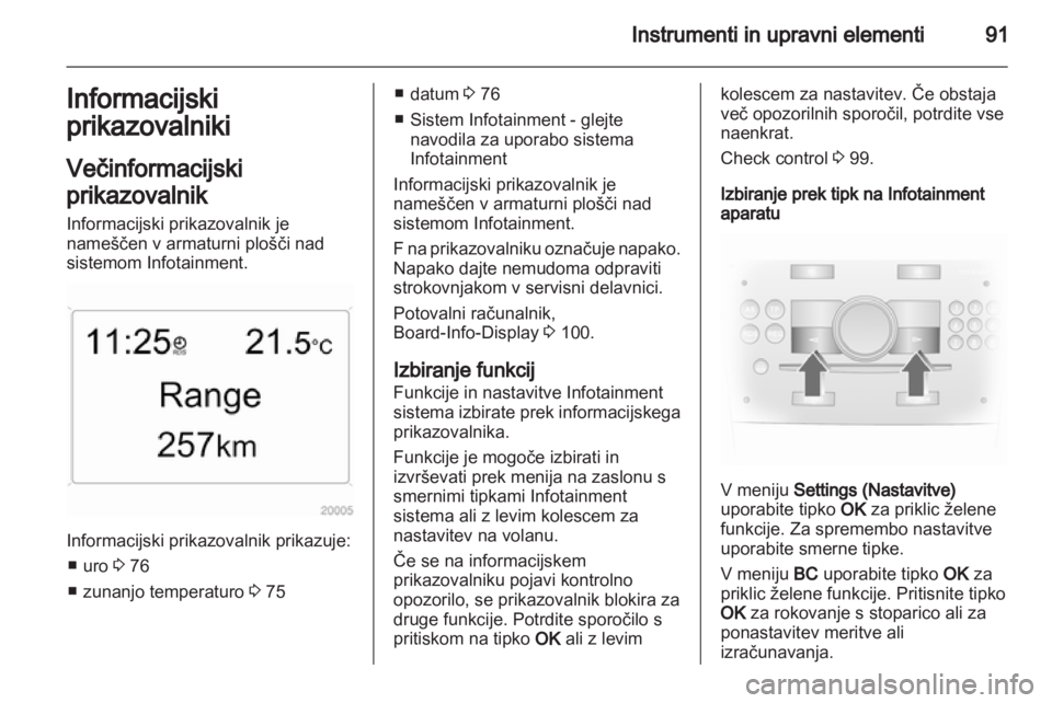 OPEL ANTARA 2012.5  Uporabniški priročnik 
