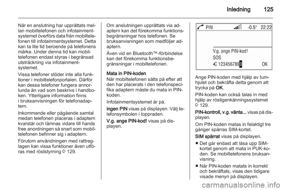 OPEL COMBO 2011  Handbok för infotainmentsystem 