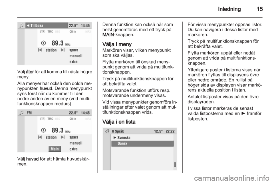 OPEL COMBO 2011  Handbok för infotainmentsystem 