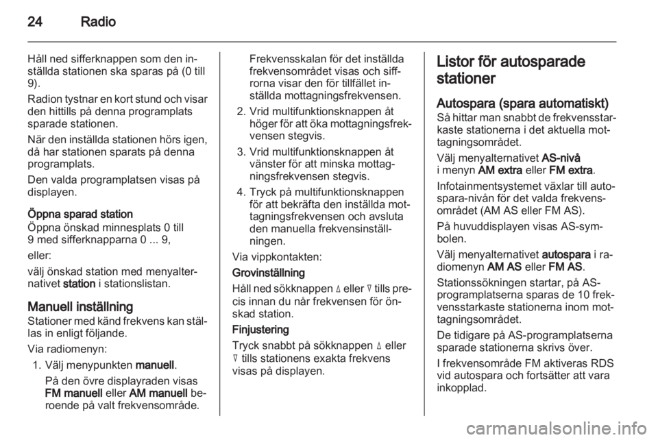 OPEL COMBO 2011  Handbok för infotainmentsystem 