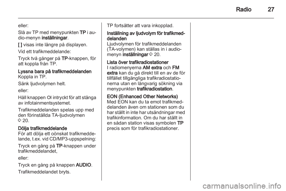 OPEL COMBO 2011  Handbok för infotainmentsystem 