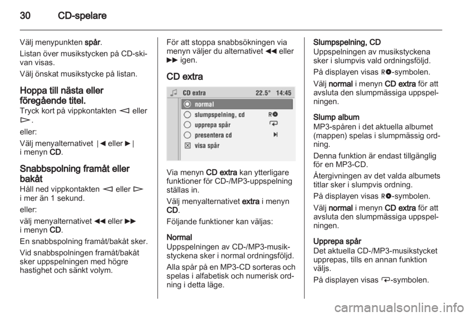 OPEL COMBO 2011  Handbok för infotainmentsystem 
