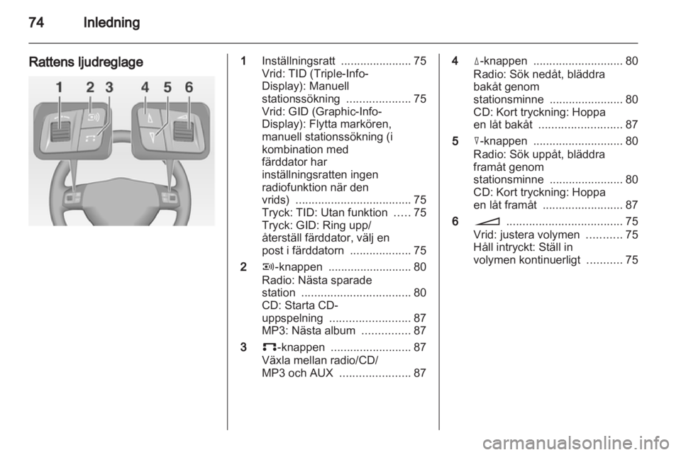 OPEL COMBO 2011  Handbok för infotainmentsystem 