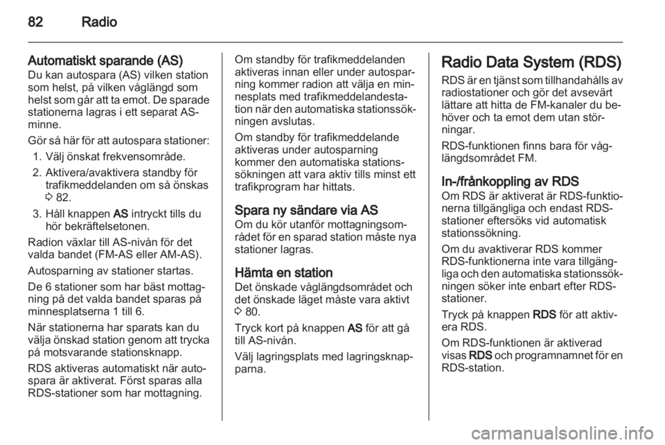 OPEL COMBO 2011  Handbok för infotainmentsystem 