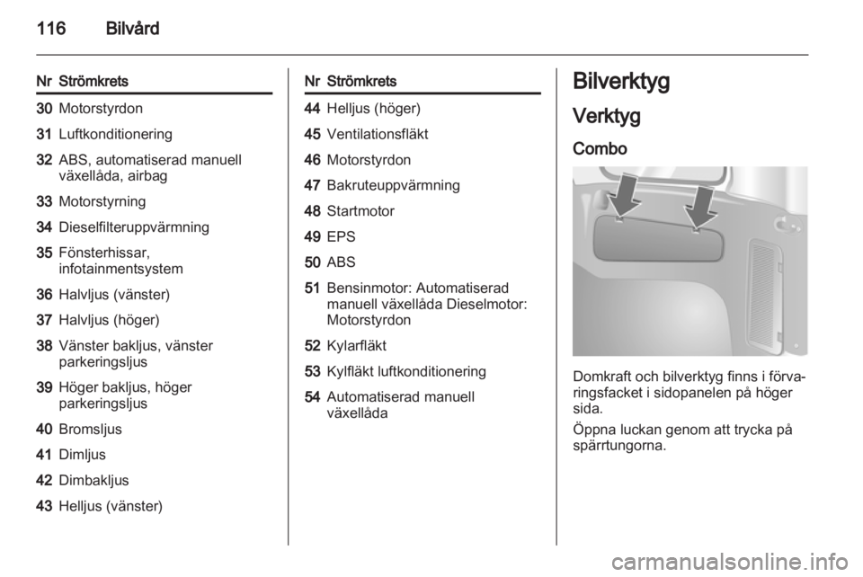 OPEL COMBO 2011  Instruktionsbok 