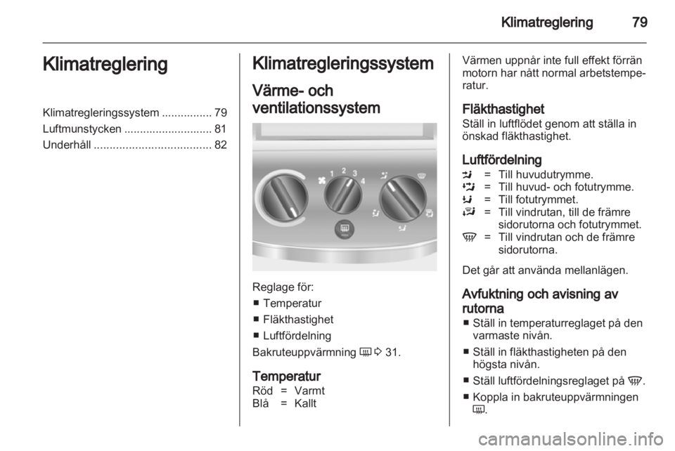 OPEL COMBO 2011.5  Instruktionsbok 