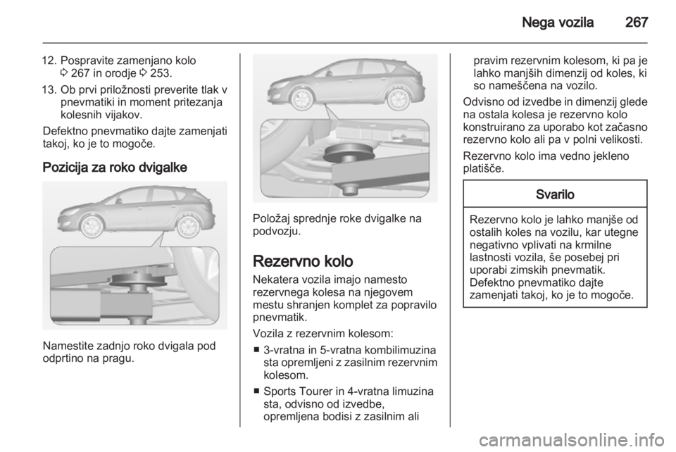 OPEL ASTRA J 2013  Uporabniški priročnik 