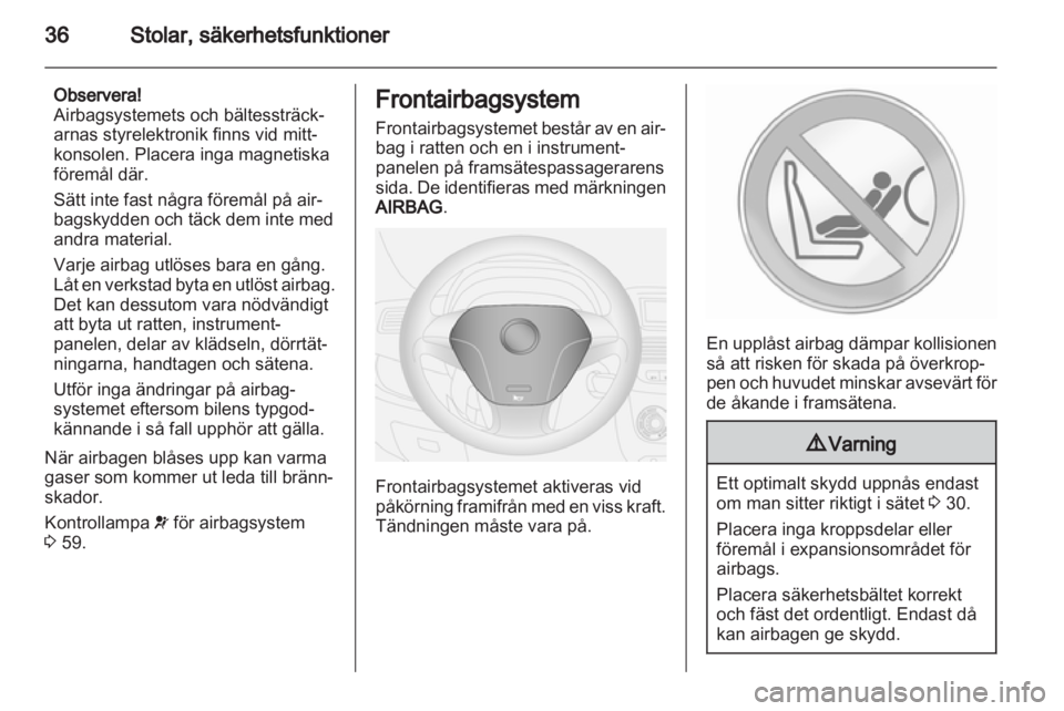 OPEL COMBO D 2012  Instruktionsbok 