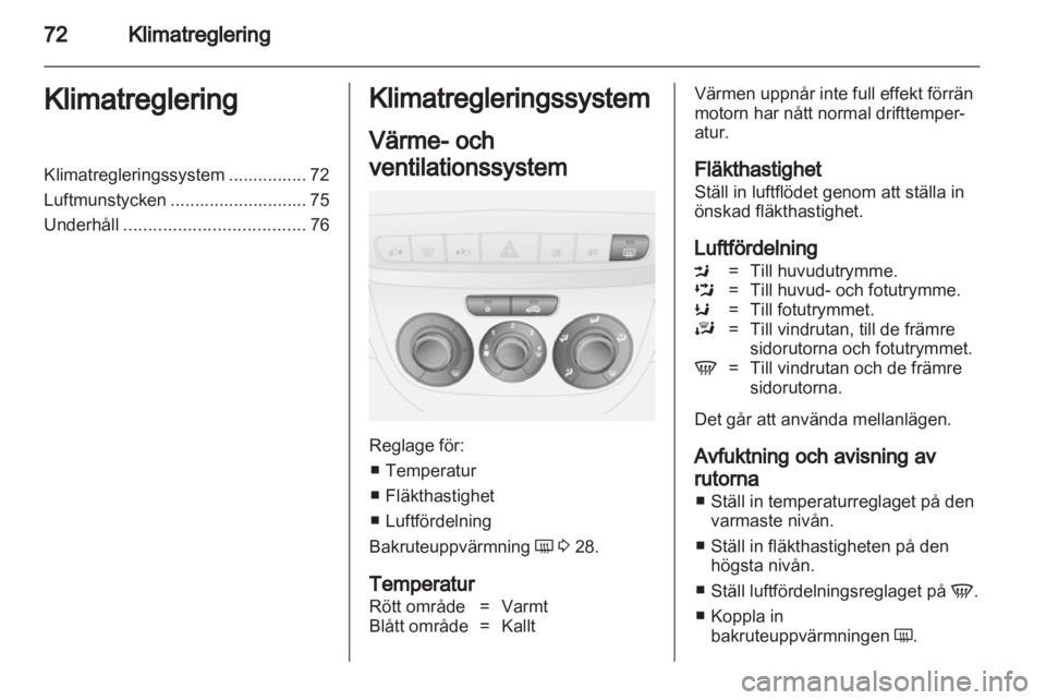 OPEL COMBO D 2012  Instruktionsbok 