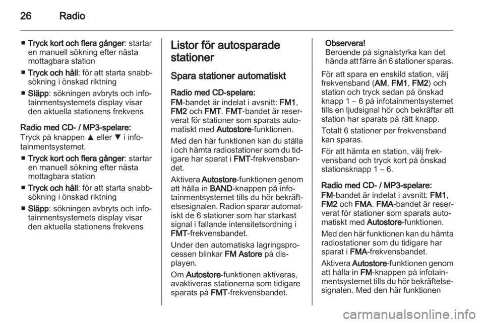 OPEL COMBO D 2013  Handbok för infotainmentsystem 