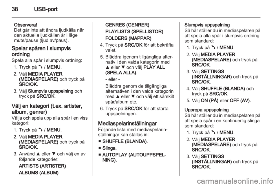 OPEL COMBO D 2013  Handbok för infotainmentsystem 