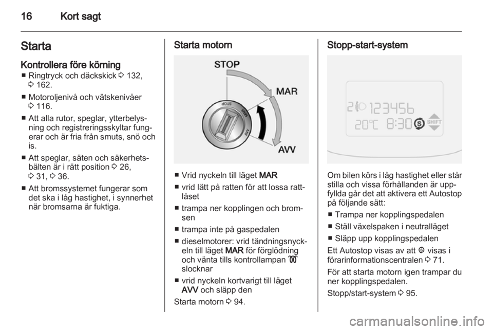 OPEL COMBO D 2013  Instruktionsbok 