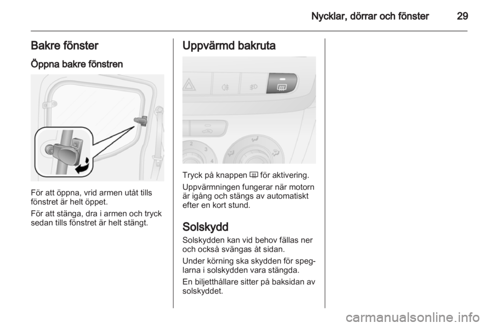 OPEL COMBO D 2013  Instruktionsbok 