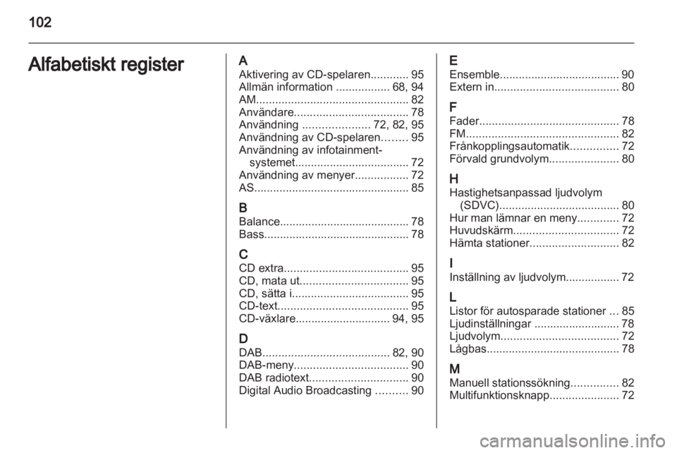 OPEL CORSA 2010.5  Handbok för infotainmentsystem 