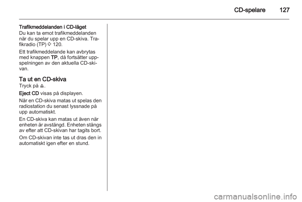 OPEL CORSA 2010.5  Handbok för infotainmentsystem 