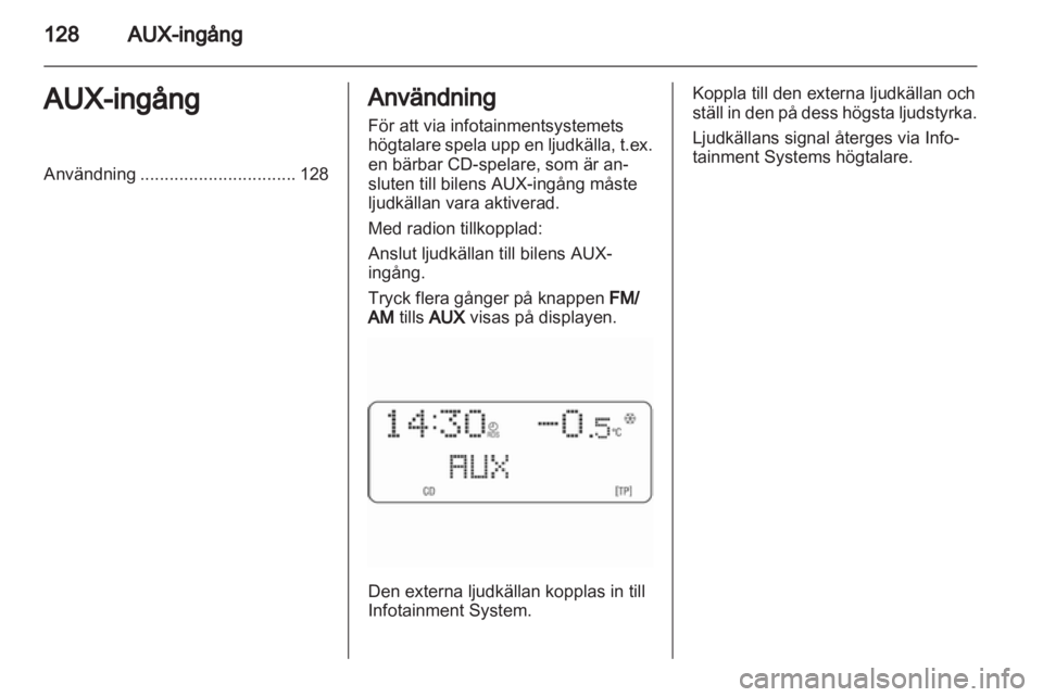 OPEL CORSA 2010.5  Handbok för infotainmentsystem 