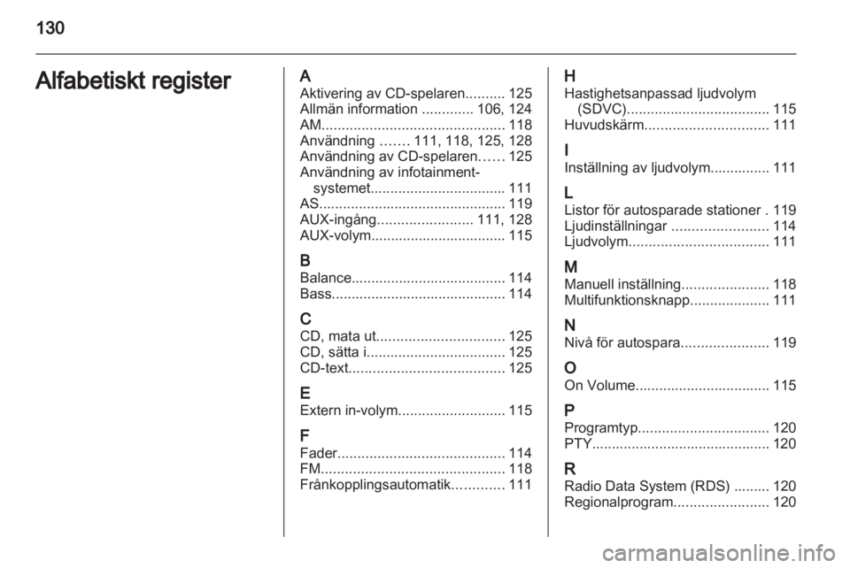 OPEL CORSA 2010.5  Handbok för infotainmentsystem 
