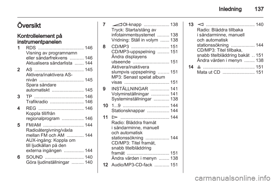 OPEL CORSA 2010.5  Handbok för infotainmentsystem 