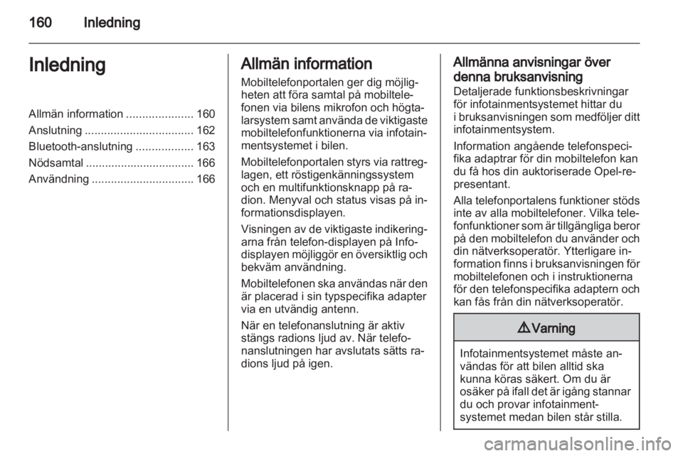OPEL CORSA 2010.5  Handbok för infotainmentsystem 